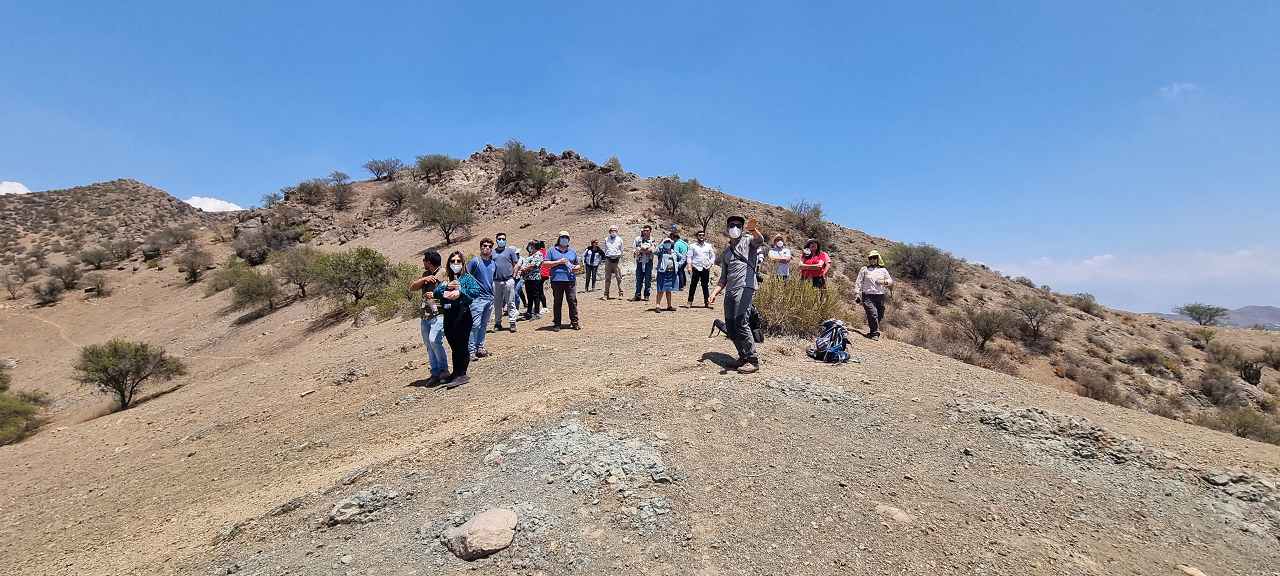 Conversatorio en terreno acerca de la Falla Cariño Botado