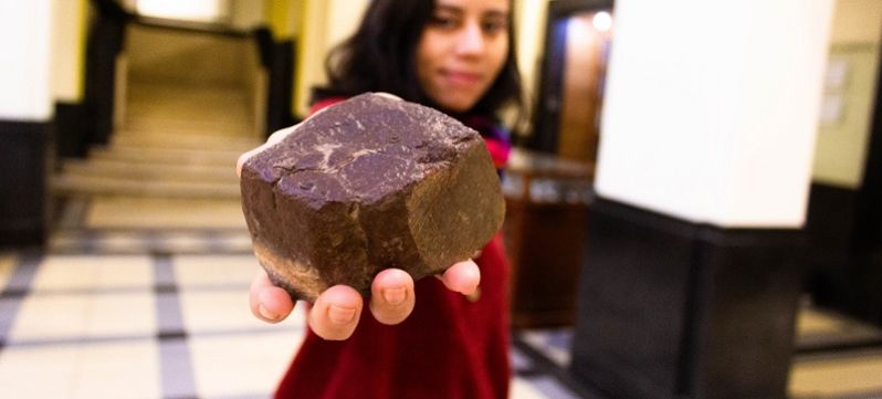 Este meteorito tiene 4.600 millones de años y estará expuesto en el Campus Beauchef de la U. de Chile