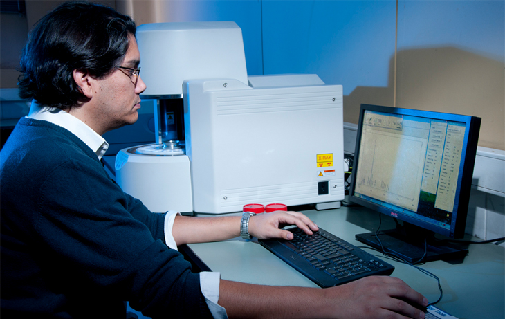 Laboratorio de Espectrometría de Fluorescencia de Rayos-X (EDX-XRF)